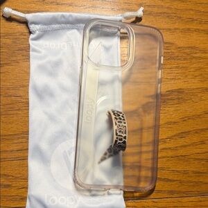 Loopy Case Transparent with Leopard Loop iPhone 14 Pro Max